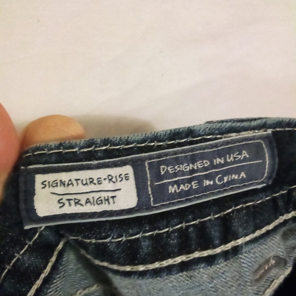 Miss Me Signature Rise Straight Leg Y2K Jeans - Picture 4 of 12